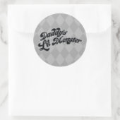 Sticker Rond Équipe de suicide | Le monstre Lil de papa (Sac)