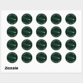 Sticker Rond Équipe de surveillance ATLAS Comet 2020 (Feuille)
