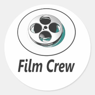 Sticker Rond Équipe de tournage
