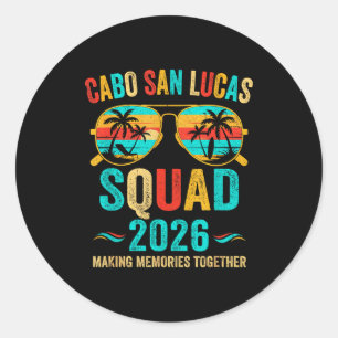 Sticker Rond Équipe de vacances à Cabo San Lucas
