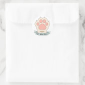 Sticker Rond équipe des haricots d'orteil (Sac)