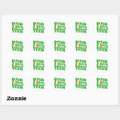 Sticker Rond Équipe d'Irlande (Feuille)