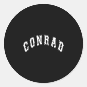 Sticker Rond Équipe drôle Conrad préférée vacances d'été à Mart