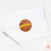 Sticker Rond Équipe du Brésil de basket-ball (Enveloppe)