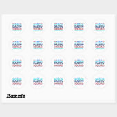 Sticker Rond Équipe EVJF Équipe Mariée Mari 2 (Feuille)
