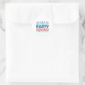 Sticker Rond Équipe EVJF Équipe Mariée Mari 2 (Sac)