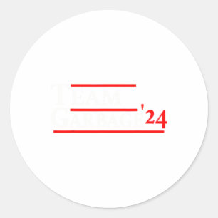 Sticker Rond Équipe Garbage 2024 3