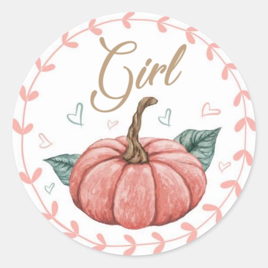 Sticker Rond Équipe Genre Girl (Devant)
