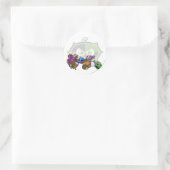 Sticker Rond Équipe Groupe Kiko Lake (Sac)