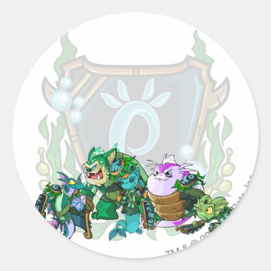 Sticker Rond Équipe Maraqua (Devant)