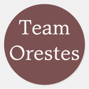 Sticker Rond Équipe Oreste - héros grec