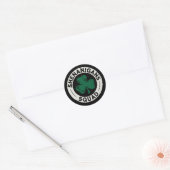 Sticker Rond Équipe Shenanigans Saint-Patrick Shamrock (Enveloppe)