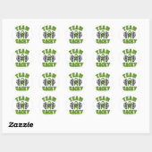 Sticker Rond Équipe Zacky (Feuille)