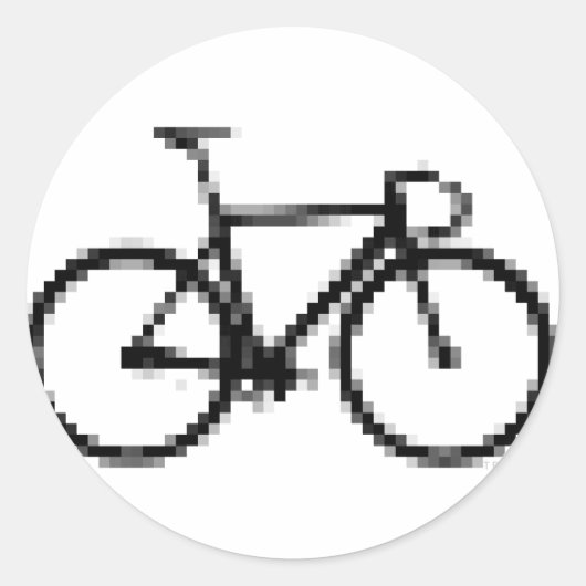 Sticker Rond Équipement Pixé (Devant)