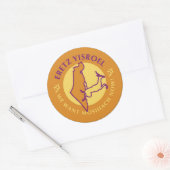 Sticker Rond Eretz Yisroel (Enveloppe)