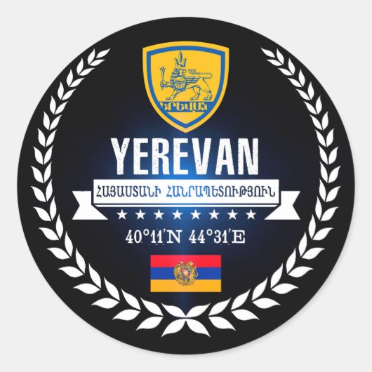 Sticker Rond Erevan (Devant)