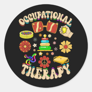 Sticker Rond Ergothérapie super Ot Therapist Ot Mois