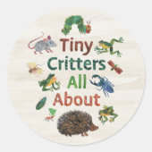 Sticker Rond Eric Carle | Petits critères Tout sur (Devant)