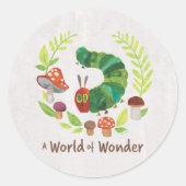 Sticker Rond Eric Carle | Un monde de merveilles (Devant)