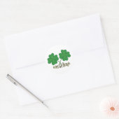 Sticker Rond Erin Go Bragh (Enveloppe)