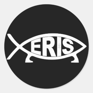 Sticker Rond Eris de poisson