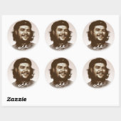 Sticker Rond Ernesto Che Guevara Smile (Feuille)