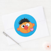Sticker Rond Ernie Face lance un baiser (Enveloppe)