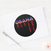 Sticker Rond Erreur Obama 1 (Enveloppe)