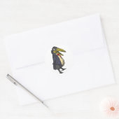 Sticker Rond érudit rabe academic raven (Enveloppe)