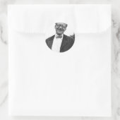 Sticker Rond erwin schrodinger (Sac)