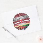 Sticker Rond Erythrée Baum autrichien (Enveloppe)