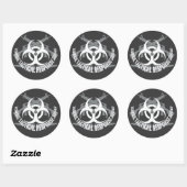 Sticker Rond escadron de réponse tactique zombie 1 (Feuille)