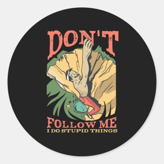 Sticker Rond Escalade (Devant)