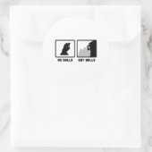 Sticker Rond Escalade (Sac)