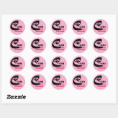 Sticker Rond Escalade avec audace - Rock Escalade Design (Feuille)