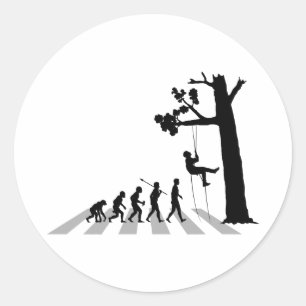 Sticker Rond Escalade de l'arborescence