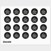 Sticker Rond Escalade de montagne (Feuille)