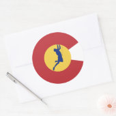 Sticker Rond Escalade du Colorado (Enveloppe)