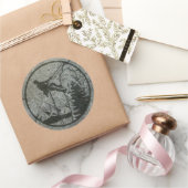 Sticker Rond Escalade rocheuse (Cadeaux)