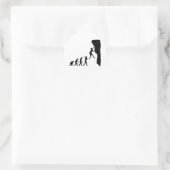 Sticker Rond Escalade rocheuse (Sac)