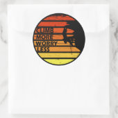 Sticker Rond Escalade rock motivationnelle disant (Sac)