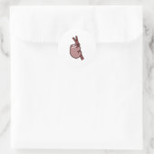 Sticker Rond Escalade Sloth (Sac)