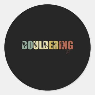 Sticker Rond Escalade sportive et Bouldering à Boulder