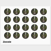 Sticker Rond Escalier mystique (Feuille)