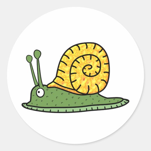 Sticker Rond Escargot (Devant)