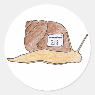 Sticker Rond escargot