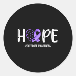 Sticker Rond Escouade de soutien à l'espoir des guerriers contr