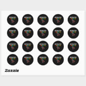 Sticker Rond Escouade respiratoire (Feuille)