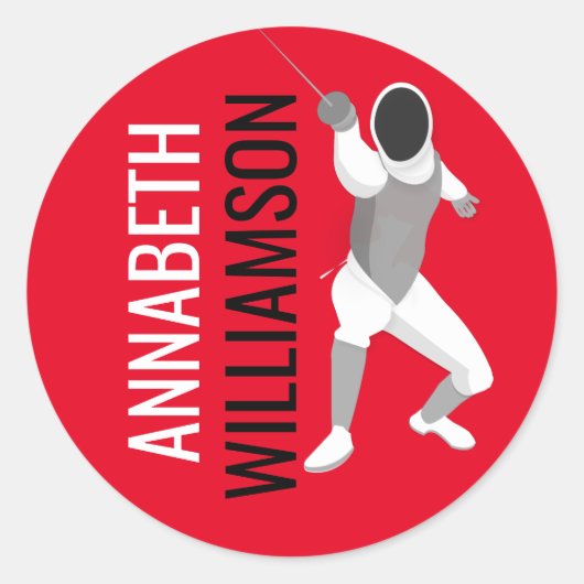 Sticker Rond Escrime (Devant)