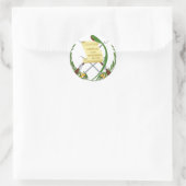 Sticker Rond Escudo de armas de Guatemala (Sac)